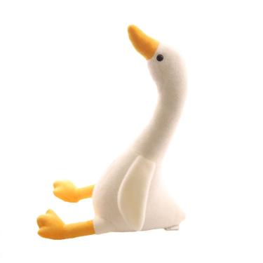 Imagem de Boneca de brinquedo de pelúcia White Goose de 32 cm para presente infantil