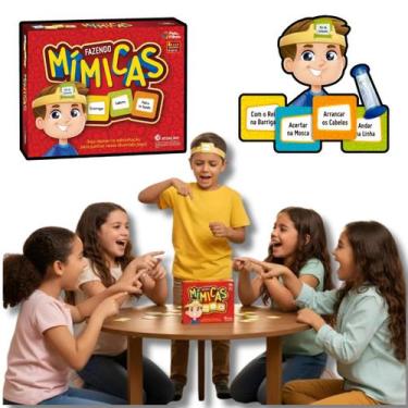Imagem de Brinquedo Jogo Infantil Fazendo Mimica Adivinhação Presente Criança 4 