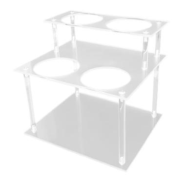 Imagem de Bothyi Organizador de Xarope de Café, Prateleira para Temperos, Suporte de Mesa de Cozinha Fácil de Limpar E Antiderrapante para Exibir Garrafas de Bebidas a