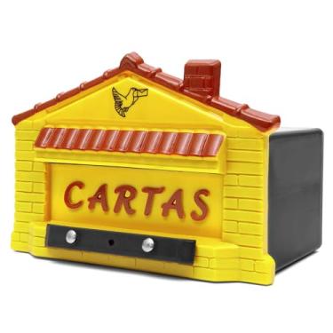 Imagem de CAIXA CORREIO PVC CASINHA AMARELA JLK PLASTICOS*