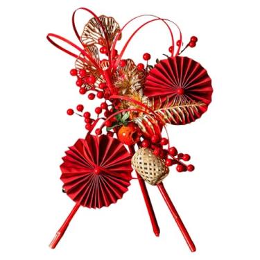 Imagem de MotiveTech Decoração de Mesa para O Ano Chinês, Enfeite para O Festival Da Primavera, Ornamento de Mesa para Mesa, Estilo E