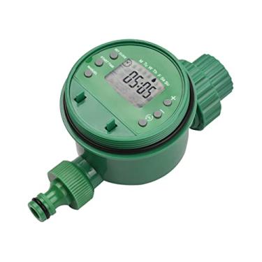 Imagem de Timer de Rega Automática Digital Programado Irrigação Jardim Operado por Bateria Controlador Inteligente Água para Gramado Terra Agrícola Pátio Estufa