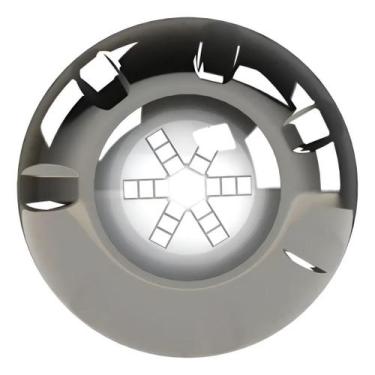 Imagem de Lampada Piscina Power Led 9w Cabo 10m RGB LXP Inox Luxpool