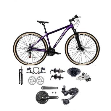 Imagem de Bicicleta Aro 29 Absolute Nero 5 Câmbios Shimano Deore-altus 27v Freio Hidráulico Garfo C-trava Roxo Tam: 15
