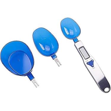 Imagem de Colher de Medição Digital Cozinha com 3 Pontas Intercambiáveis Removíveis 4 Unidades Oz Gn Ct Precisa 0 1G-500G Display