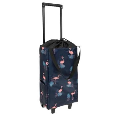 Imagem de ZJRDYYK Carrinho de compras dobrável com rodas para mantimentos, carrinho de compras dobrável durável de 1,899 g, leve, portátil, bolso lateral (estilo 2)