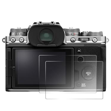 Imagem de pssped 2 peças protetoras de tela compatíveis com Fujifilm X-T4 XT4, filme de vidro temperado, presente para fotógrafos e entusiastas de viagens, adequado para uso diário e fotografia ao ar livre