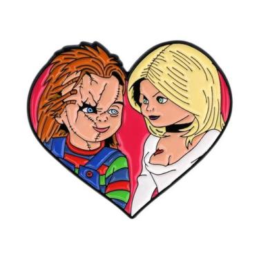 Imagem de Pins De Esmalte De Filmes De Terror De Halloween, Broches De Desenhos 