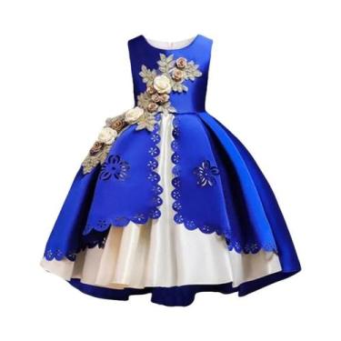 Imagem de Vestido Floral Para Meninas Bebê, Elegante Para Natal E Casamento, Fan