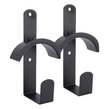 Imagem de SPYMINNPOO Cremalheira da Sela de 2 Pacotes, Suporte Resistente do Freio do Metal da Montagem na Parede Com Organização da Aderência do Cavalo do Gancho para o Estábulo do Celeiro