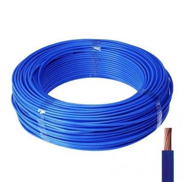 Imagem de Fio Elétrico Cabo Flexível 1 Via 2,50mm Azul 10 Metros | Azul 2,50mm