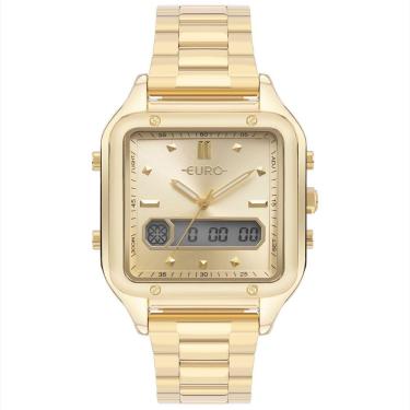 Imagem de Relógio Euro Feminino Fashion Fit Sporty Dourado - Eubj3890aat-4d Eubj3890aat-4d
