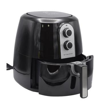 Imagem de Airfryer Milão 7,5L Fritadeira Sem Óleo, Antiaderente, Timer 60 Minutos, Temperatura até 200°C, Black Piano, 110V
