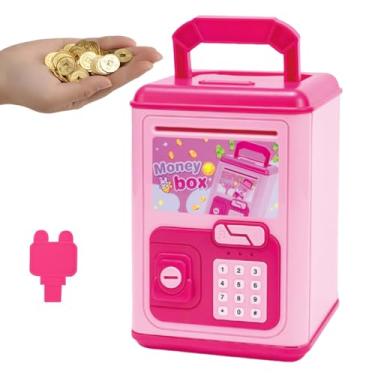 Imagem de Banco para crianças – Caixa eletrônica para bebês – Dinheiro musical engraçado para crianças de 5 a 10 anos, estudantes, Natal, aniversário, Páscoa, casa, acampamento ao ar livre, avião