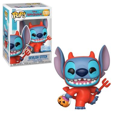 Imagem de Boneco Funko Pop! Exclusivo Disney Lilo & Stitch - Stitch Travesso