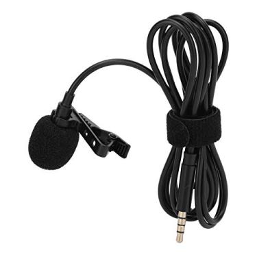 Imagem de Acouto Microfone de Lapela Profissional para Entrevista de 1,5 M, Telefones Celulares - Microfone Omnidirecional de Encaixe Com Conector de 3,5 Mm, Gravação Ideal, Vlogging e Transmissão Ao Vivo