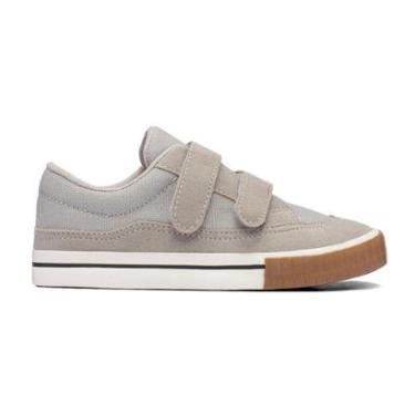 Imagem de Tênis Happy Velcro Infantil Cinza Látex Antiderrapante-Masculino