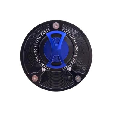 Imagem de Riderjacky Compatível com tampa de combustível sem chave para tanque de combustível Yamaha YZF-R1M 2015-25, FZR600 1986-2001, YZF-R7 21-25, YZF 600R Thundercat 95-07, YZF R15 V3 17-19, MT09 FJ09 FJ-09