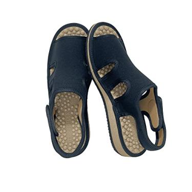 Imagem de Sandália Anabela Mundoflex - Preto