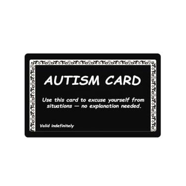 Imagem de Cartões de comunicação com autismo – baralho de cartão de PVC tamanho de bolso, reduz a ansiedade, expressa as necessidades claramente, presente atencioso e ferramenta de conversa interativa para