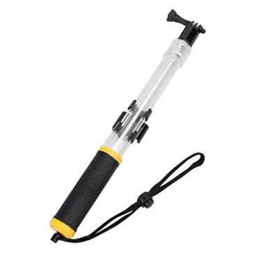 Imagem de Polegada para Selfie Transparente Float Extension Extendível com Clip de Controle Remoto Câmera Ação Hero 5 4 3 2 Xiaoyi SJ4000 Plástico Mergulho em Seções Cinto Pulso Buraco Rosqueado 1-20
