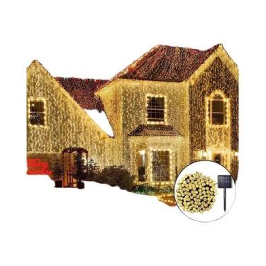 Imagem de Luzes De Cordão Solares À Prova d'Água Para Exterior, 8 Modos Para Dec