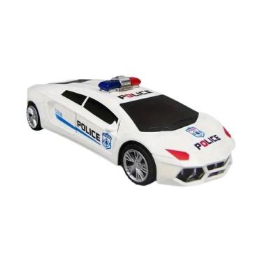 Imagem de 360 graus Brinquedo De Carro De Polícia Rotativo Com Som E Luz, Portas