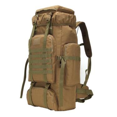 Imagem de Mochila de Senderismo W WINTMING 70L/100L Mochila de Camping MOLLE