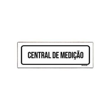 Imagem de Placa De Sinalização Setor - Central De Medição (23X9) - Sinalizo.Com