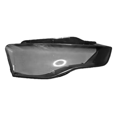 Imagem de Compatível com audi a5 s5 rs5 2012 2013 2014 2015 2016 lente do farol do carro escudo farol capa abajur transparente sombra da lâmpada(Right side)