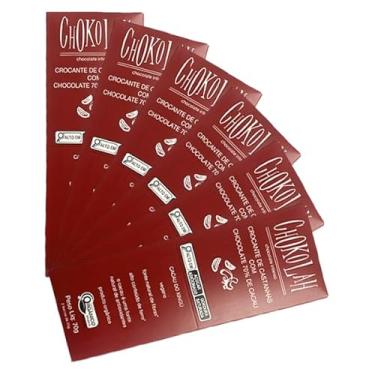Imagem de Kit 6X: Chocolate 70% Cacau com Castanhas Orgânico CHoKolaH 80g