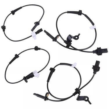 Imagem de VCAUTO Conjunto de 4 peças de sensores de velocidade da roda ABS dianteiro + traseiro esquerdo e direito para Honda Accord 13-17, 2013 2014 2015 2016 2017 Honda Accord,