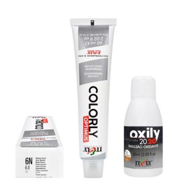 Imagem de Itely Tinta Colorly 6N Louro Escuro 60g + Oxily 20 Volumes 60 ml