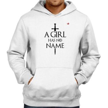 Imagem de Moletom A girl has no name - Foca na Moda, Branco, P