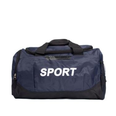 Imagem de Bolsa Esportiva RDN Travel Sport Marinho/Branco, Marinho, Branco, Únic