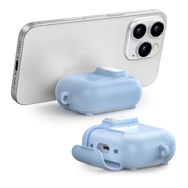 Imagem de ORICO Capa para AirPods Pro 1ª/2ª geração com suporte, carregamento MagSafe e tampa magnética, poderosa proteção contra quedas - CP32P-BL