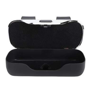 Imagem de Diydeg Suporte para óculos de Sol para Carro, Estojo Elegante para Armazenamento de óculos Automotivos que Economiza Espaço, Estojo Protetor para Automotivos Com Forro Interno (BLACK)