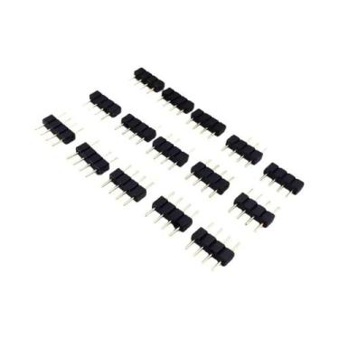 Imagem de Adaptador Conector De Fita LED De 4 Pinos, Tipo Agulha Masculino Para 