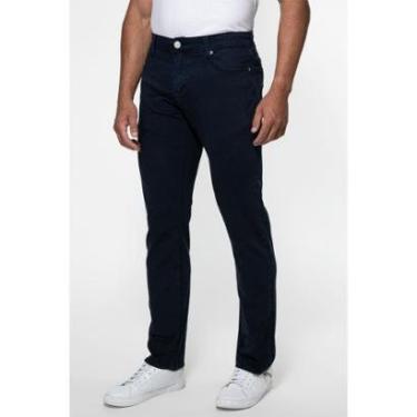 Imagem de Calça Sarja Slim Straight Azul Escuro-Masculino