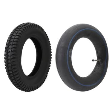 Imagem de Eujgoov Conjunto de Pneus e Tubos Internos 3.00-8, Kit de Borracha Resistente de 14 Unidades para Carrinhos de Mão, Carrinhos de Jardim, Dolies e Reboques