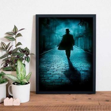 Imagem de Quadro Senhor Tranca Rua Das Almas 45X34Cm - Madeira Preta