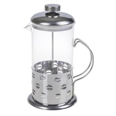 Imagem de Cafeteira Francesa Inox 600ml French Press Bule Vidro