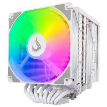 Imagem de Air Cooler Gamer Rise Mode Storm 8 White, ARGB, AMD/Intel, 120mm, - RM-ACST-ARGB-W-Unissex