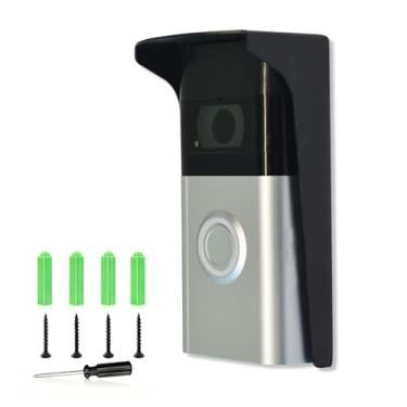 Imagem de Capas de chuva para campainha externa, protetor de metal à prova d'água, compatível com Ring 1/2/3/4/2020 Blink/Arlo/Wyze/Google Nest/Reolink Video Doorbell
