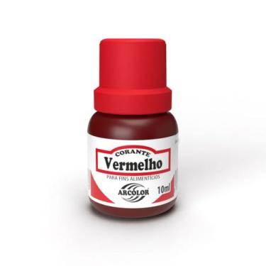Imagem de Corante Liquido Vermelho 10ml Arcolor