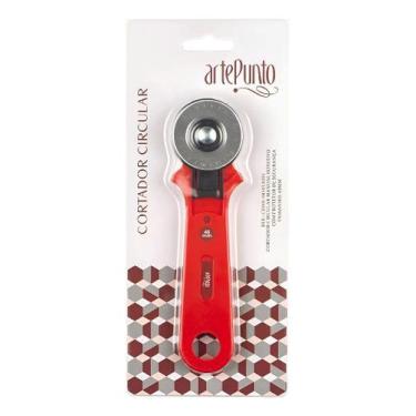 Imagem de Cortador Circular com Protetor de Segurança 45mm Vermelho Artepunto - 