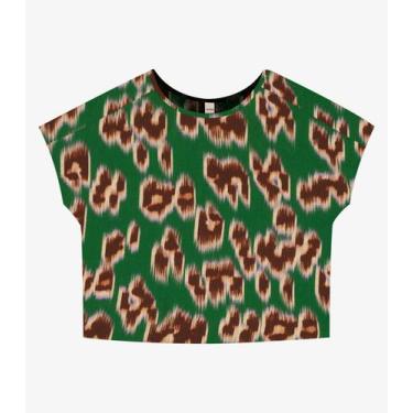 Imagem de Blusa Feminina Viscose Khyara Rovitex Verde, G, Verde