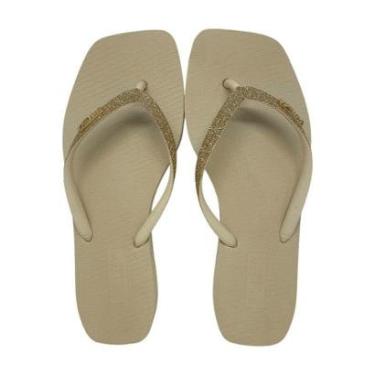 Imagem de Chinelo de Dedo Feminino Bico Quadrado Leve Brizza Arezzo-Feminino