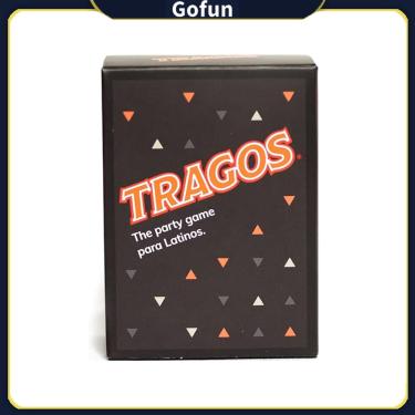 Imagem de Jogo de tabuleiro Tragos para festas em família Jogo de cartas engraçado e relacionável para adultos