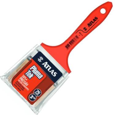 Imagem de Trincha Média Pluma Tek Cerda Sintética Branca 3"" - 315/7 - PINCEIS A